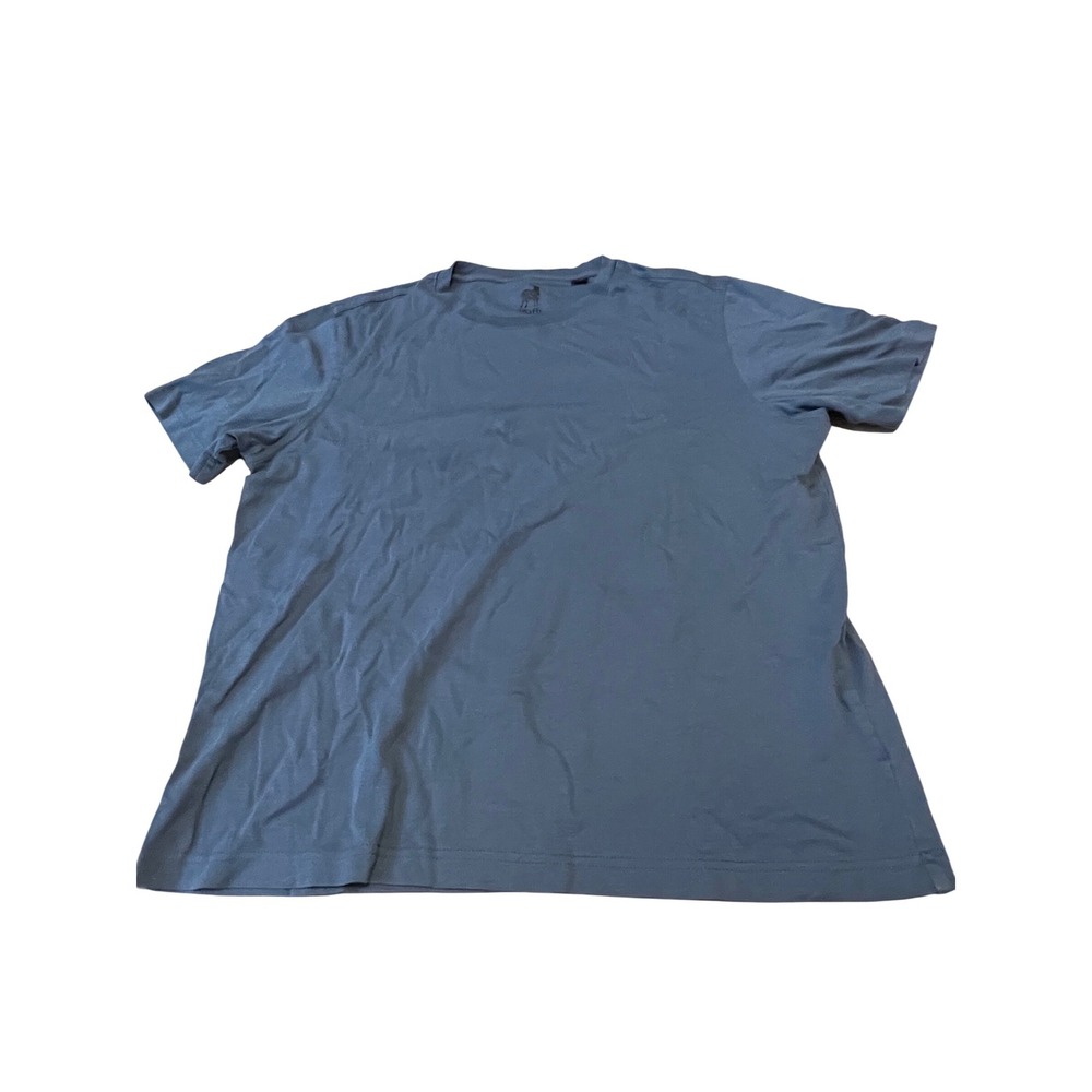 Raffi Mens Short Sleeve Crew Neck T-Shirt Blue Size Medium Casual Basic Tee I08